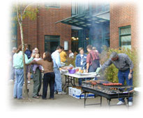photo of department barbeque